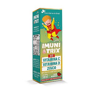 KIDS - IMUNITRIX (Vit. C +D+Zinco) 30ml Sabor Morango CX/24 - FLORA NATIVA