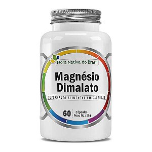 MAGNESIO DIMALATO 500MG 60 CAPS CX/15 - FLORA NATIVA