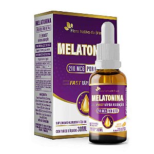MELATONINA SUBLINGUAL (SABOR LARANJA) 30ML CX/12 - FLORA NATIVA
