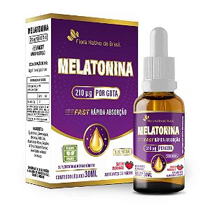 MELATONINA SUBLINGUAL (SABOR MORANGO) 30ML CX/12 - FLORA NATIVA