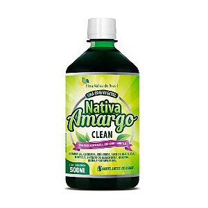 NATIVA AMARGO CLEAN 500ML CX/25 - FLORA NATIVA