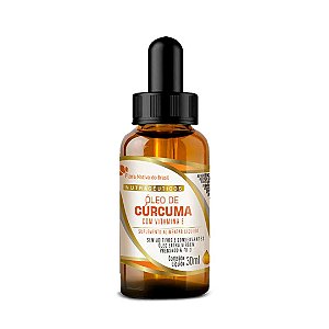 OLEO CURCUMA+VIT. E GOTAS 30ML CX/24 - FLORA NATIVA