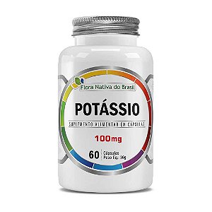 POTASSIO CITRATO 100MG 60 CAPS CX/15 - FLORA NATIVA