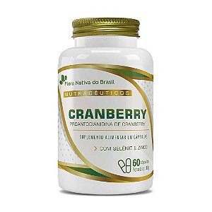 CRANBERRY 500MG 60 CAPS CX/15 - FLORA NATIVA
