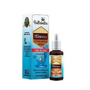 EXTRATO AQUOSO 11% H2 PROPOLIS GTS ( sem alcool ) 30 ML BELLABELHA CX/48 - APIS VIDA