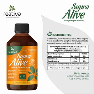 SUPRA ALIVE 250ML CX/12 - REATIVA