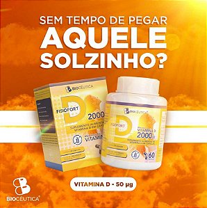 FISIOFORT D 60 CAPS CX/12 - BIOCEUTICA