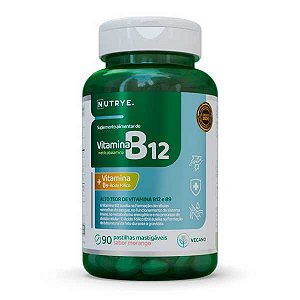 Suplemento VITAMINA B12 + Acido Folico 90 comp. - NUTRYE