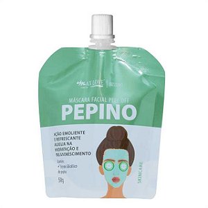 POUCH MASCARA FACIAL PEPINO 50G - MAX LOVE