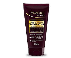 CREME MAS. CORP. PIMENTA NEGRA 200G L´AMORE CX/12 - IDEAL