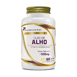 OLEO DE ALHO 250MG 60 SOFTCAPS CX/15 - FLORA NATIVA