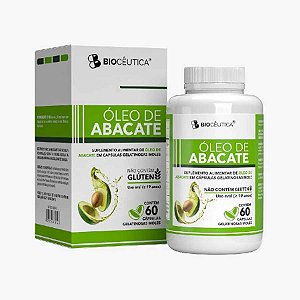 OLEO DE ABACATE 60 CAPS CX/12 - BIOCEUTICA