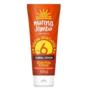 PARAFINA BRONZE MORENA JAMBO CENOURA E URUCUM 100G CX/12 - DERMACREAM