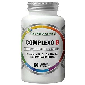 COMPLEXO B 500MG 60 CAPS CX/15 - FLORA NATIVA