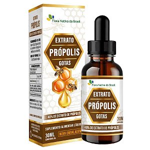 EXTRATO DE PROPOLIS 15% 30ML CX/24 - FLORA NATIVA