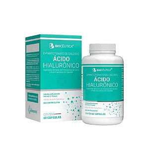 D-PANTOTENATO DE CALCIO E ACIDO HIALURONICO 60 CAPS CX/12 - BIOCEUTICA