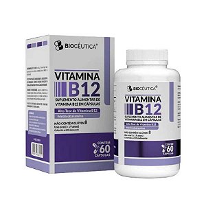 VITAMINA B12 60 CAPS CX/12 - BIOCEUTICA