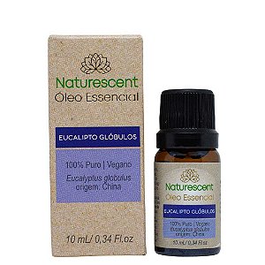 OLEO ESSENCIAL EUCALIPTO GLOBULOS NATURESCENT 10ML CX/6 - LA BELLE