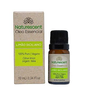 OLEO ESSENCIAL 10ML LIMAO SICILIANO NATURESCENT CX/6 - LA BELLE