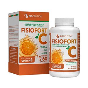 FISIOFORT C 60 CAPS CX/12 - BIOCEUTICA