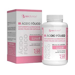 ACIDO FOLICO 60 CAPS CX/12 - BIOCEUTICA
