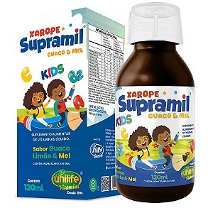 SUPRAMIL XAROPE INFANTIL GUACO LIMAO E MEL 120 ML CX/24 - UNILIFE