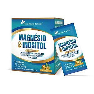 MAGNESIO & INOSITOL (+ associacao) SABOR MARACUJA CX C/12 - FLORA NATIVA