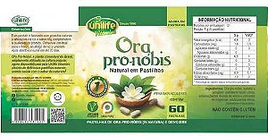 ORA PRO-NOBIS EM PASTILHAS 60 PASTILHAS CX/48 - UNILIFE