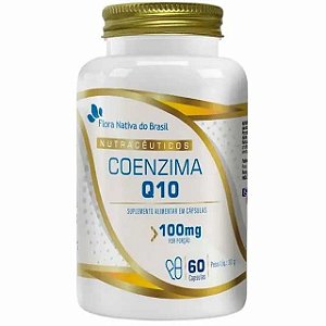 COENZIMA Q10 (100MG / PORCAO) 60 CAPS CX C/15 - FLORA NATIVA