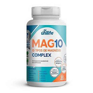 MAG10 - 10 MAGNESIOS - 660MG - 90 CAPSULAS - UNILIFE