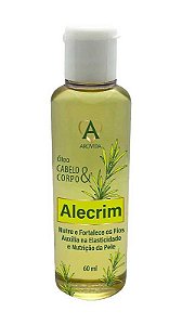Oleo Cabelo e Corpo Alecrim 60ml DP/6 - AROVIDA