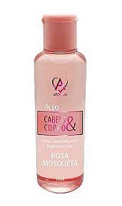 Oleo Cabelo e Corpo Rosa Mosqueta 60ML DP/6 - AROVIDA
