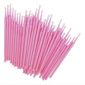 Microbrush Rosa 100 Unidades
