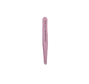 Pinça de Sobrancelha Staleks Pro - TE-11-4- Rosa - Série Expert - Chanfrada