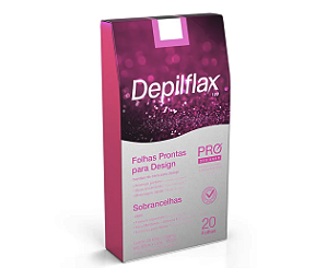 Folhas Prontas para Design de Sobrancelhas Depilflax 20un