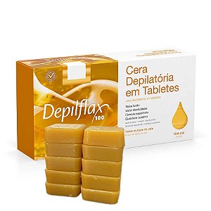 Cera Depilatória em Tabletes Natural Depilflax 500g