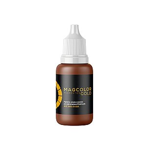 Pigmento Híbrido Linha Gold Magcolor Castanho Médio 5mL