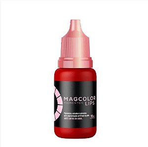 Pigmento Híbrido Linha Lips Magcolor Vermelho 5mL