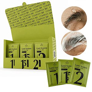 Kit Sachê Brow Lamination e Lash Lifting Lami System Complex 3D Lash and Beauty 5x2mL