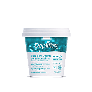 Cera para Design de Sobrancelhas Depilflax Pro Designer Turquesa 200g