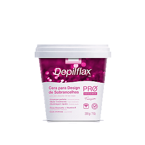 Cera para Design de Sobrancelhas Depilflax Pro Designer Fucsia 200g