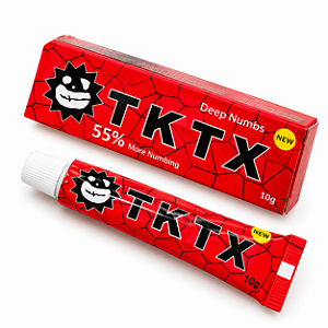 Pomada Anestésica TKTX Red 55% More Numbing 10g