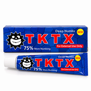 Pomada Anestésica TKTX Blue 75% More Numbing 10g