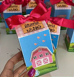 Caixa Milk 3D Personalizada – 13x6x6 cm com Laço