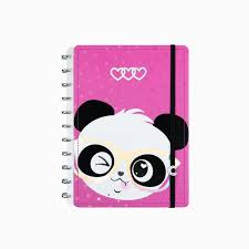 CADERNO PANDALU GLOW BY LULUCA