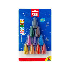 GIZ TRIS FOGUETE 80G CARTELA 10 CORES