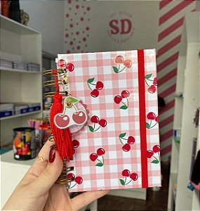 Caderno A6 Coleção Cerejinhas – Folhas Personalizadas