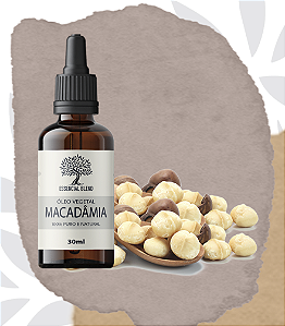 Óleo vegetal de Macadâmia 100% puro - EssencialBlend