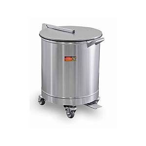 Carro de Detritos em Aço Inox 80 Litros