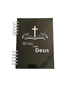 Planner 365 dias com Deus | Cor: Preto